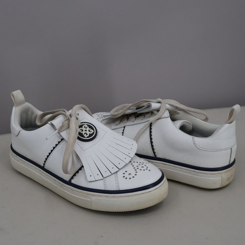 G/FORE Disruptor Golf Shoes Womens 7 White Brogue Kiltie Classic Country Club